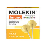 Molekin Imuno aroma de citrice 4ani+ x 12acadele, Zdrovit