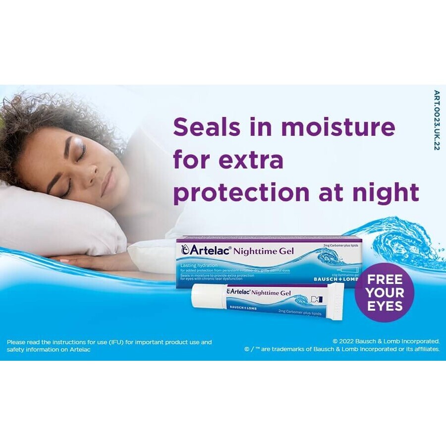 Artelac Nighttime Augengel 3 x 10 g, Bausch+Lomb