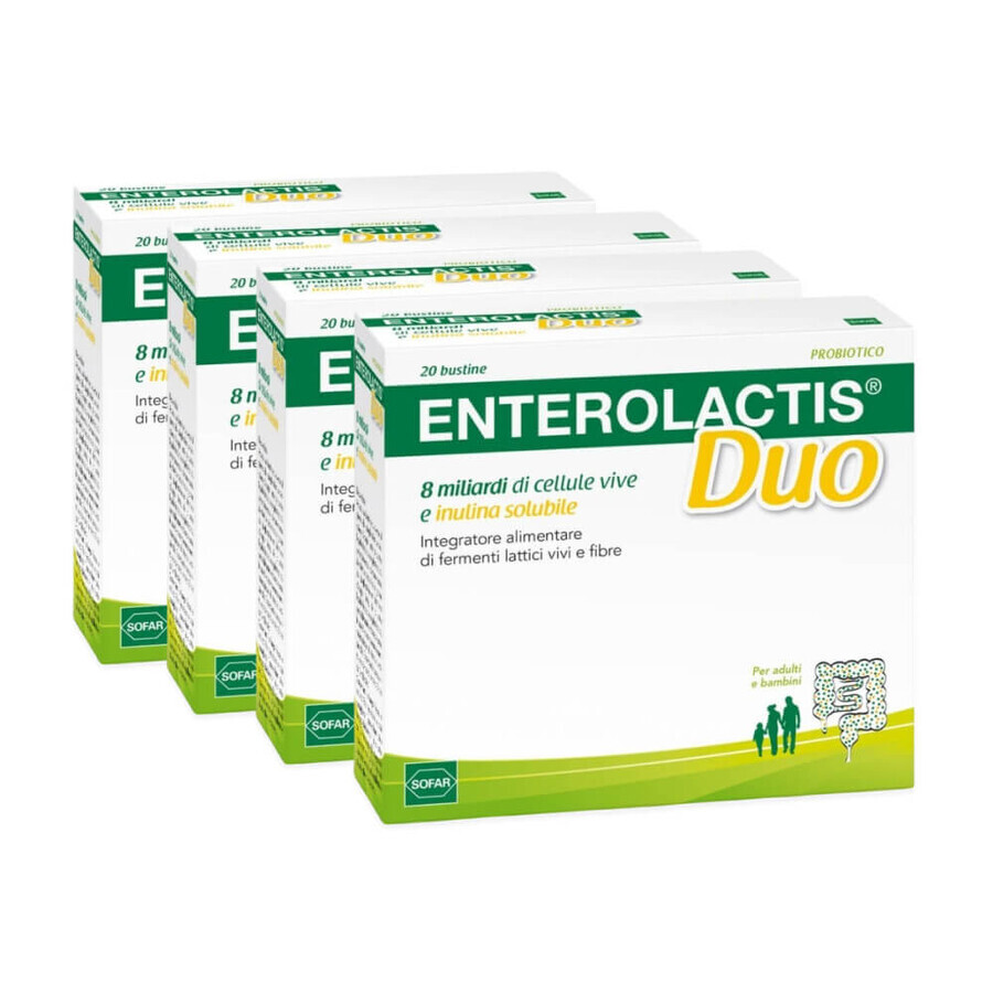 Enterolactis Duo, 4 x 20 plicuri, Sofar recenzii