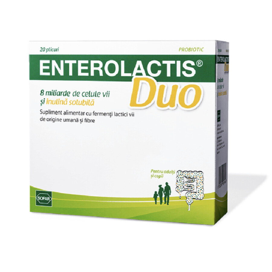 Enterolactis Duo, 4 x 20 Beutel, Sofar