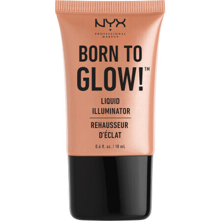 Nyx Professional MakeUp Born to glow iluminator lichid 2 Gleam, 18 ml