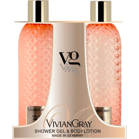 Vivian Gray Set Gel de Ducha Neroli y Ámbar + Loción Corporal, 1 ud.