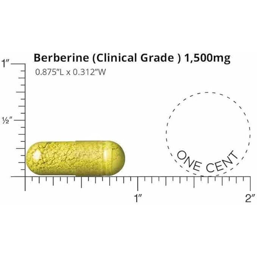 Doctors’ Prefered ® Berberine Clinical Grade, Berberina 500 mg, 90 cps, GNC