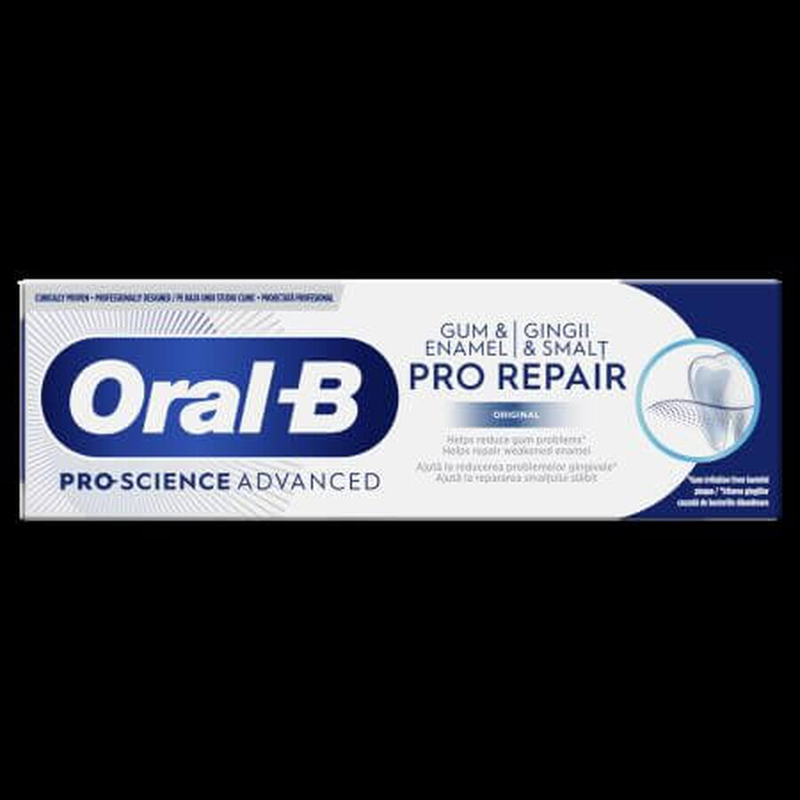 Dentifricio Advance Gum & Enamel Pro-Repair Original, 75 ml, Oral B