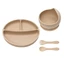 Basic Silikon Ablenkungsset, 6 Monate+, Blase Beige, Appekids