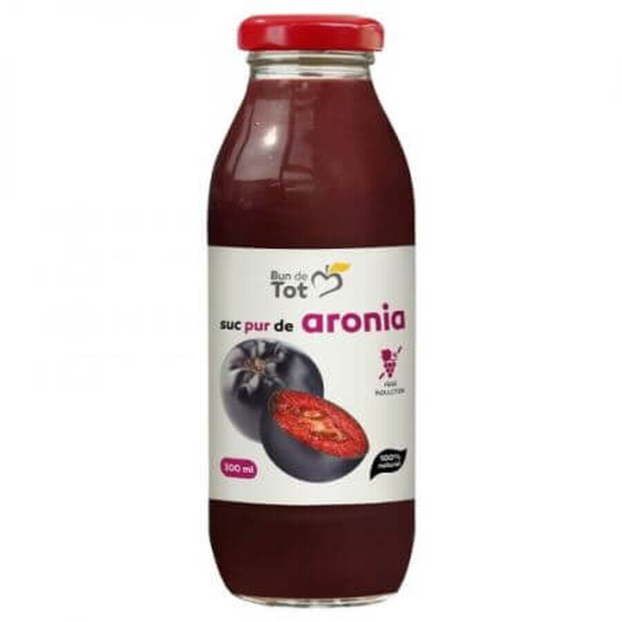 Aroniasaft ohne Süßungsmittel Bun de Tot, 300 ml, Dacia Plant