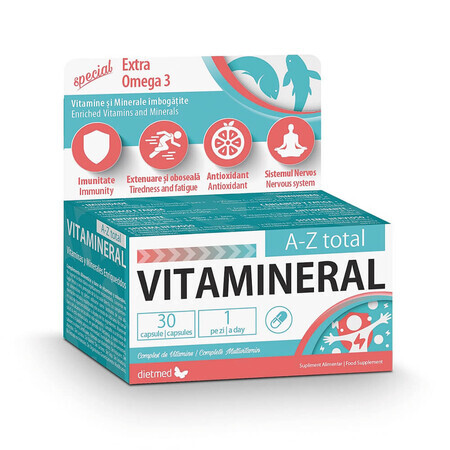 Vitamin A-Z Total Vitamin Complex, 30 Kapseln, Dietmed
