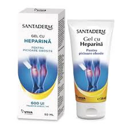 Heparin Gel 600 IE Santaderm, 50 ml, Viva Pharma
