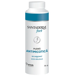 Puder przeciwgrzybiczy Santaderm 4feet, 75 g, Viva Pharma