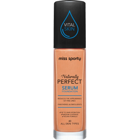 Miss Sporty Naturally Perfect Serum Foundation No.40, 1 pc