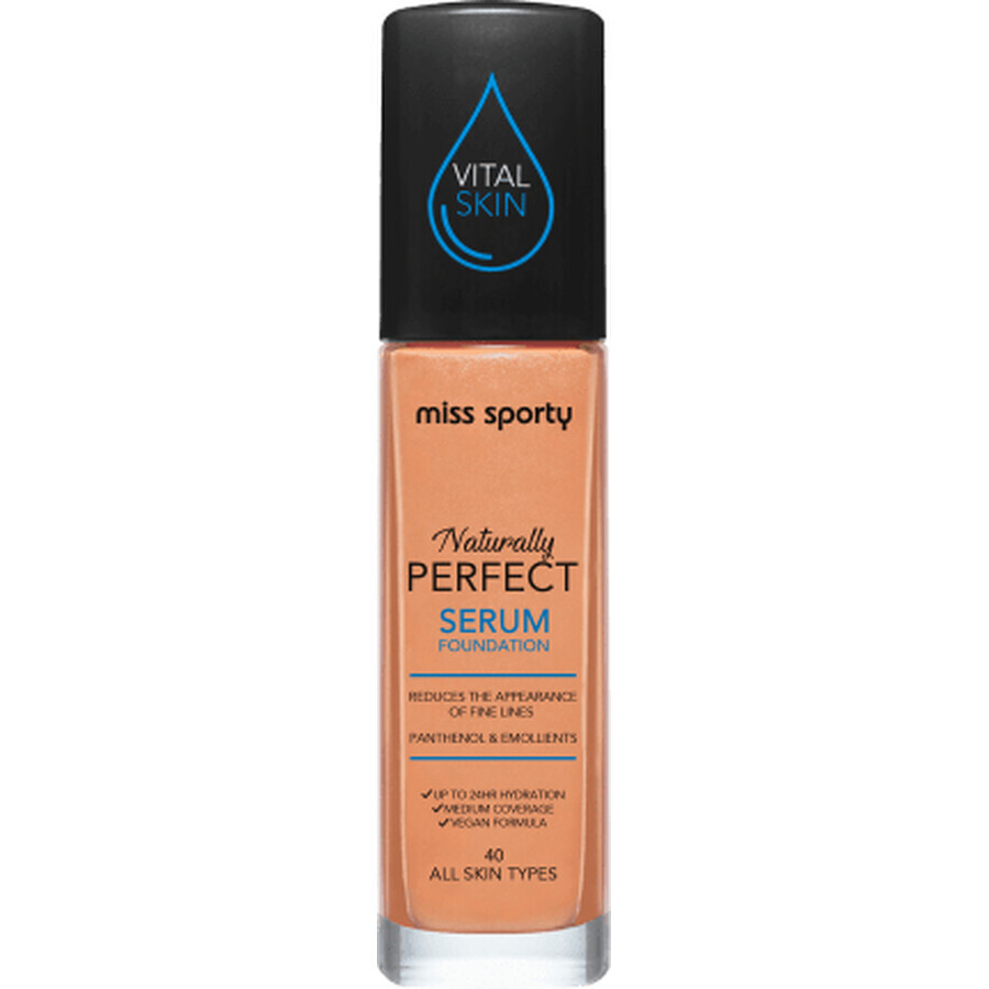 Miss Sporty Naturally Perfect Serum Foundation No.40, 1 pc