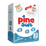 PINE Scutece midi 4-9 kg marime 3 x 42 buc