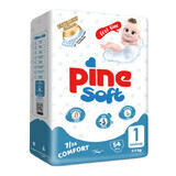 PINE Newborn Windeln 2-5 kg Größe 1 x 54 Stück