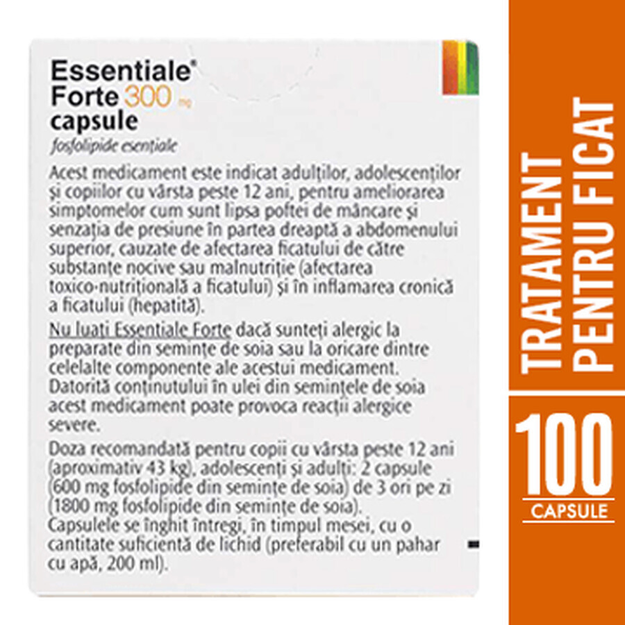 Essentiale Forte, 300 mg, 100 Kapseln, Sanofi