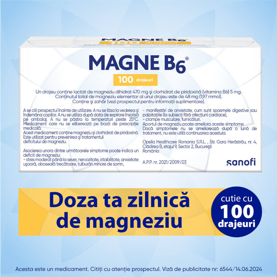 Magne B6 100 Tabletten, Sanofi