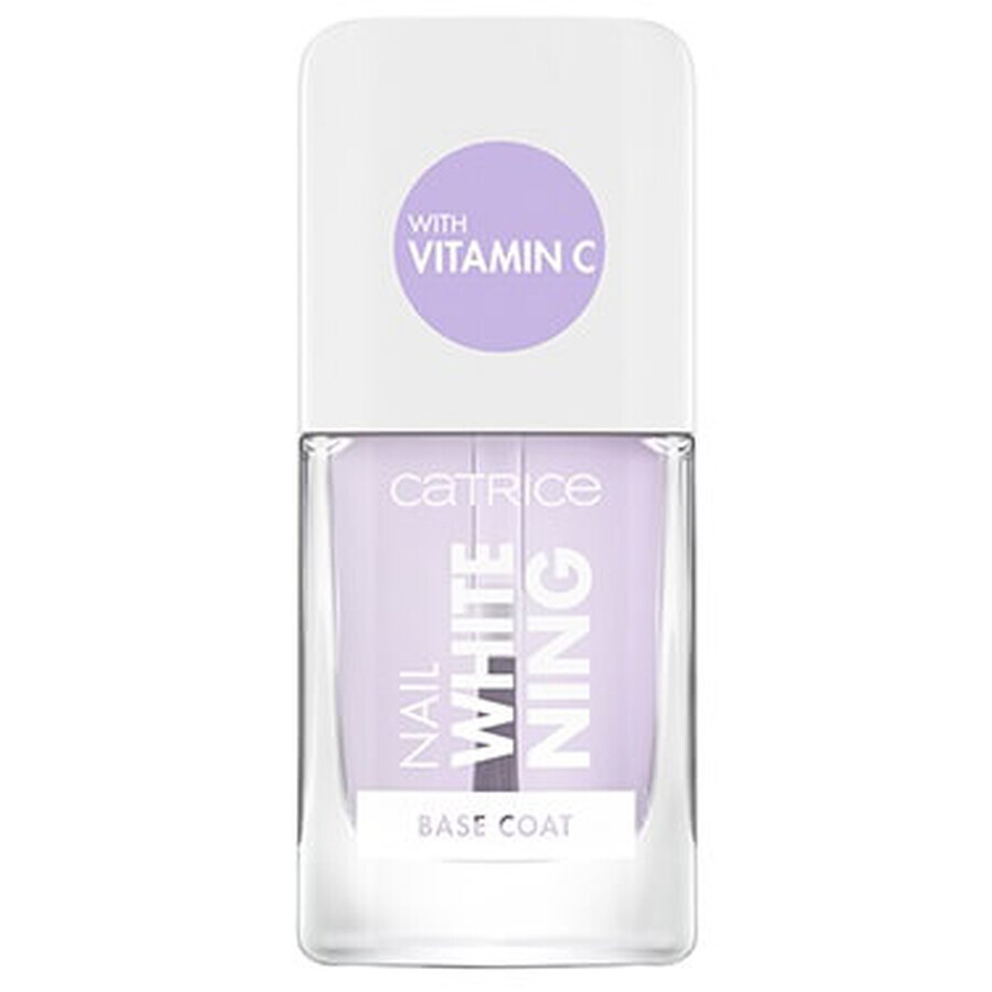 Whitening Nail Whitening Base Coat, 10,5 ml, Catrice