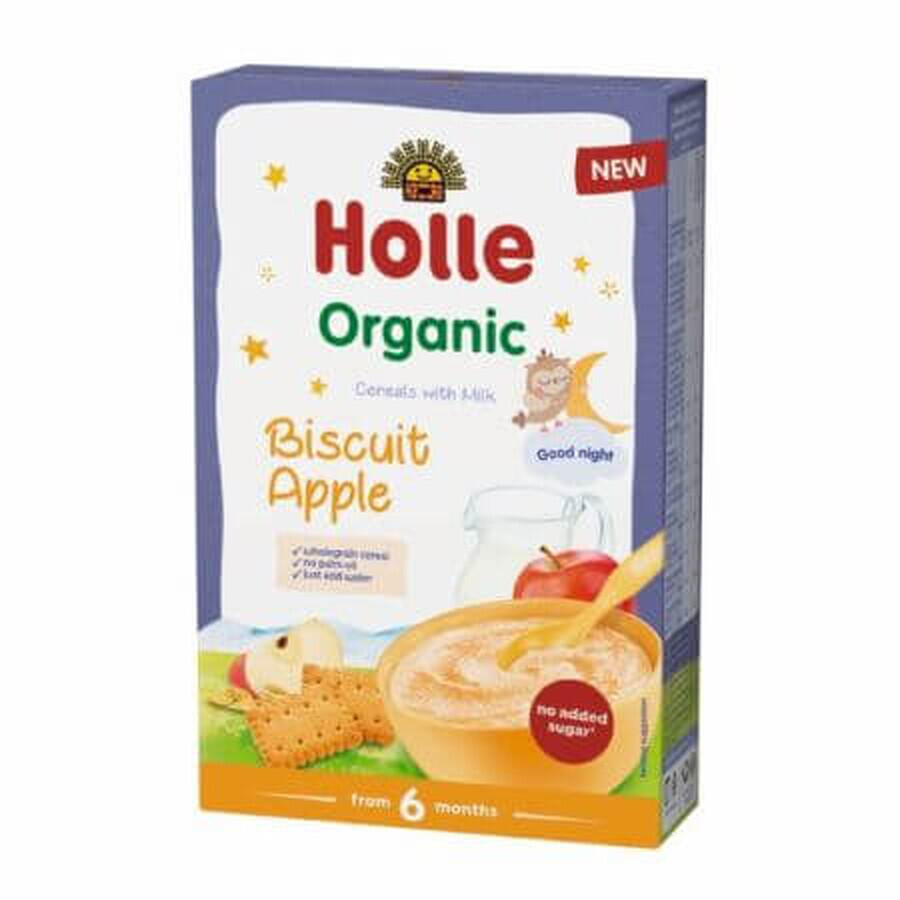 Bio-Müsli mit Milch, Äpfeln und Keksen, +6 Monate, 250g, Holle