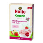 Bio-Haferflocken mit Milch, Äpfeln und Erdbeeren, +6 Monate, 250g, Holle