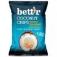 Chips Bio de cocos cu caramel sarat, 70 g, Bettr