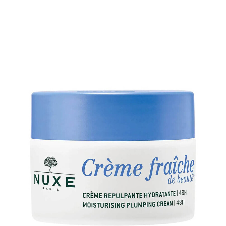 Creme Fraiche de Beaute Feuchtigkeitsspendende Gesichtscreme 48H mit Fülleffekt, 50 ml, Nuxe