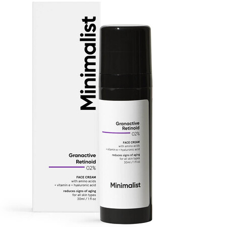 Moisturizing cream for skin Retinoid 0,2%, 30 ml, Minimalist