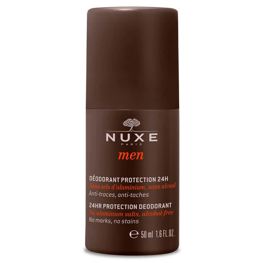 Deodorant ohne Aluminiumsalze und alkoholfrei 24 h Schutz Men, 50 ml, Nuxe