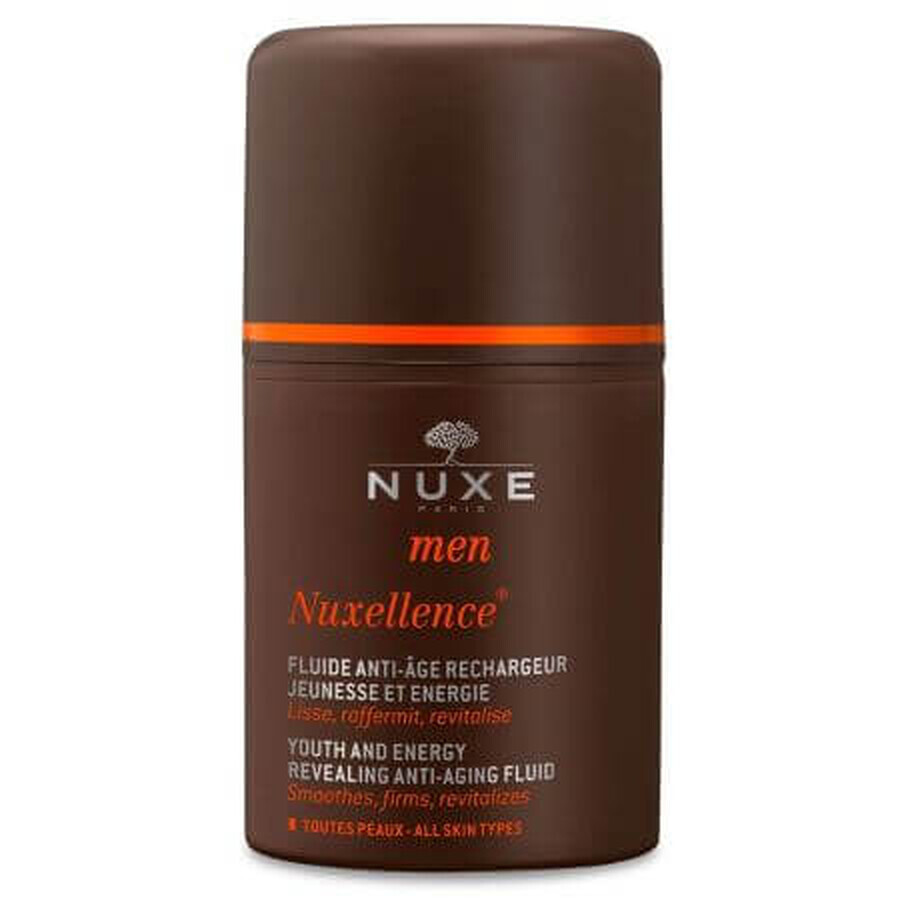 Energizing Anti-Falten-Fluid für alle Hauttypen Nuxellence Men, 50 ml, Nuxe