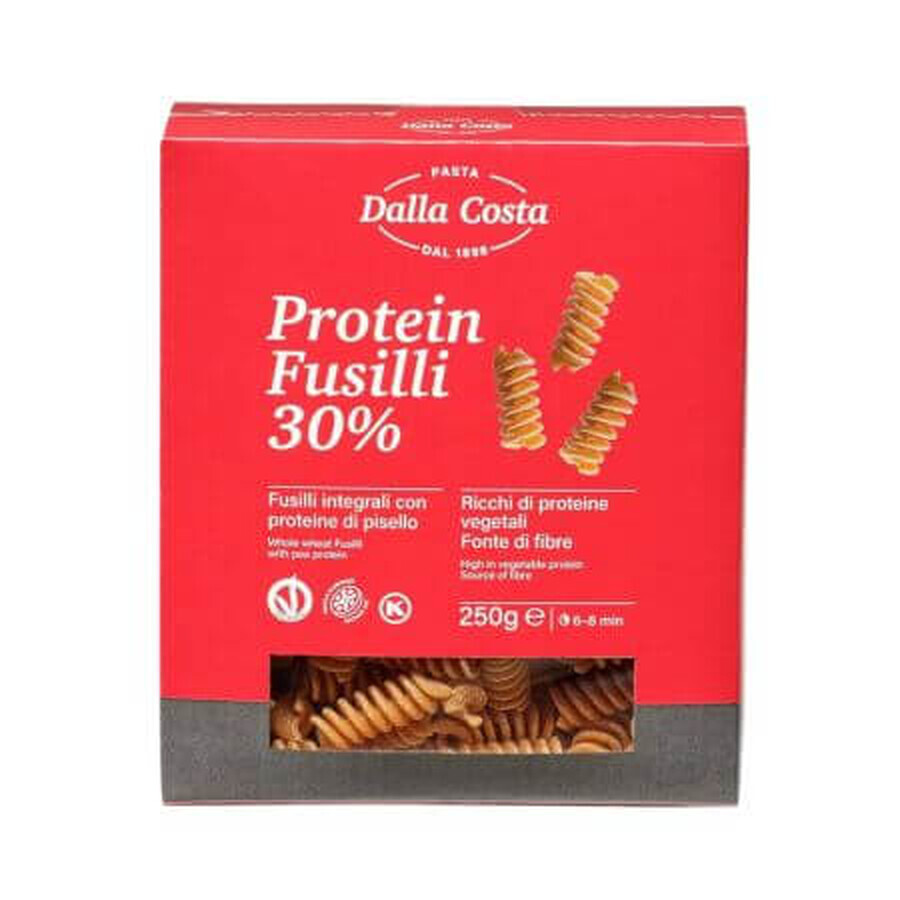 Nudeln Fusilli mit Hartweizen und Erbsenprotein, 250 g, Dalla Costa