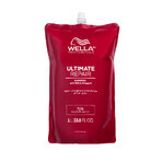 Ultimate Repair Shampoo con AHA e Omega 9 per capelli danneggiati, 1 litro, Wella Professionals