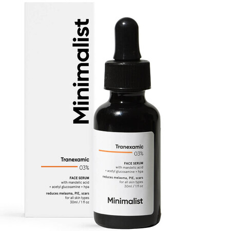 Pigmentfleckenserum mit Tranexamsäure 3%, 30 ml, Minimalist