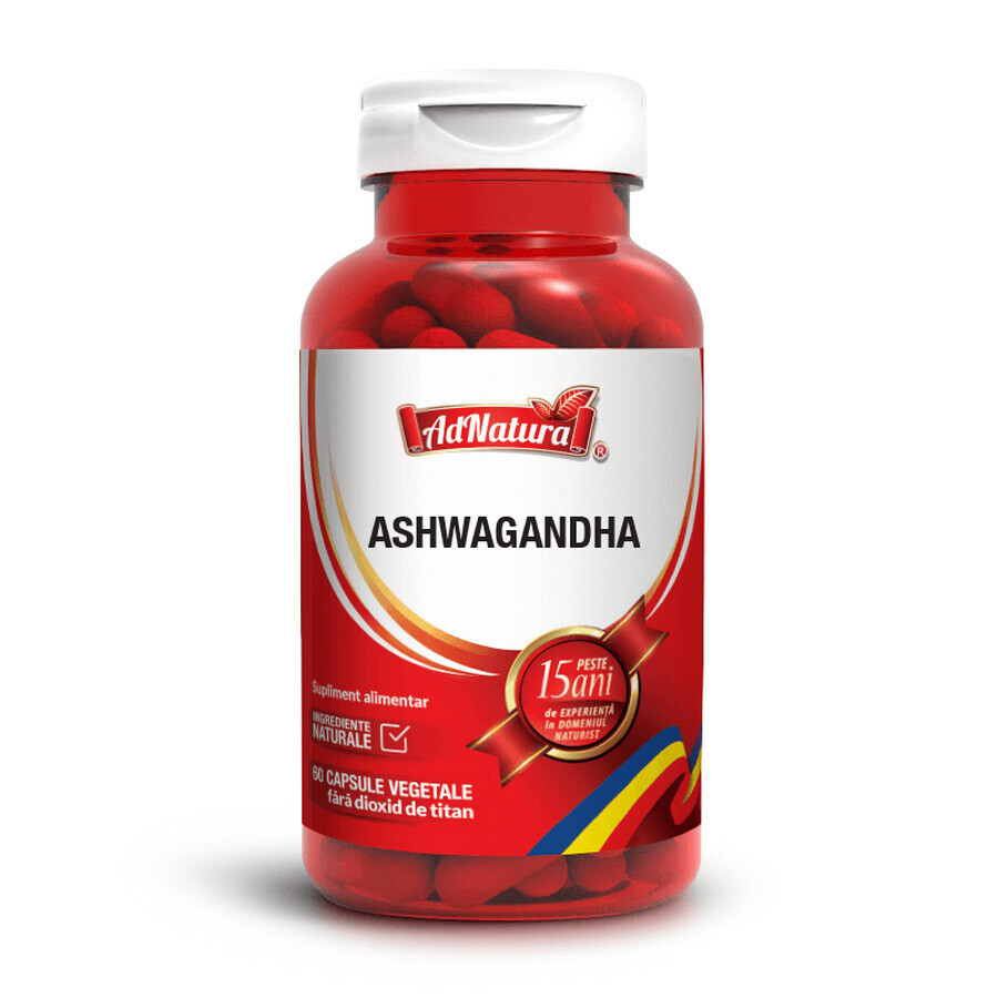 Ashwagandha, 60 Kapseln, AdNatura