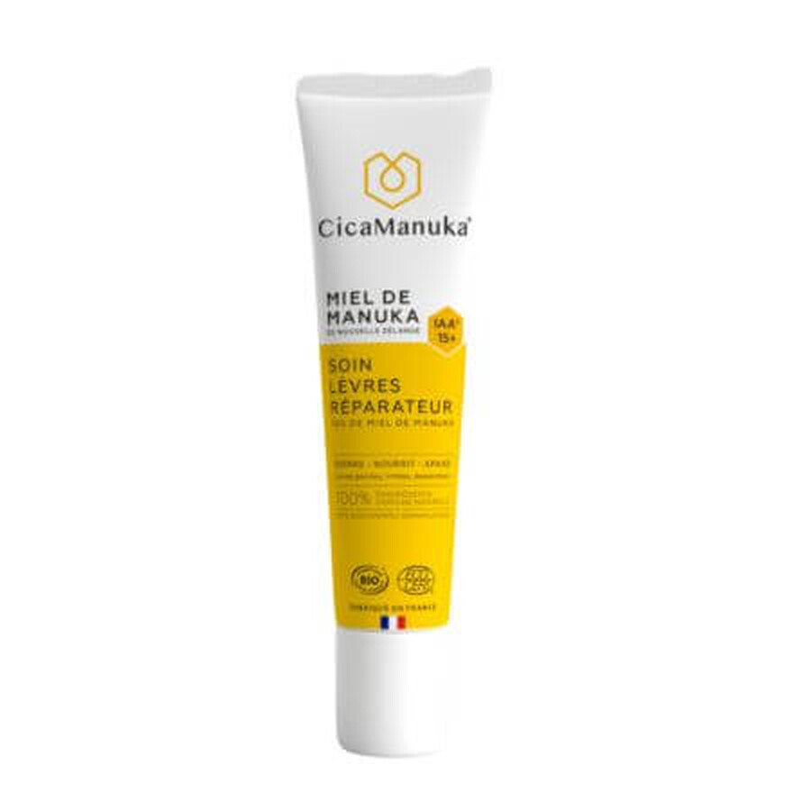 Lippenbalsam mit 10% Manuka-Honig IAA15+, biologisch, 15 ml, CicaManuka