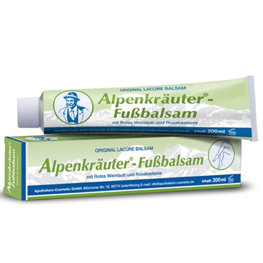 Alpenkräuter-Fußbalsam, 200 ml, Krauterhof