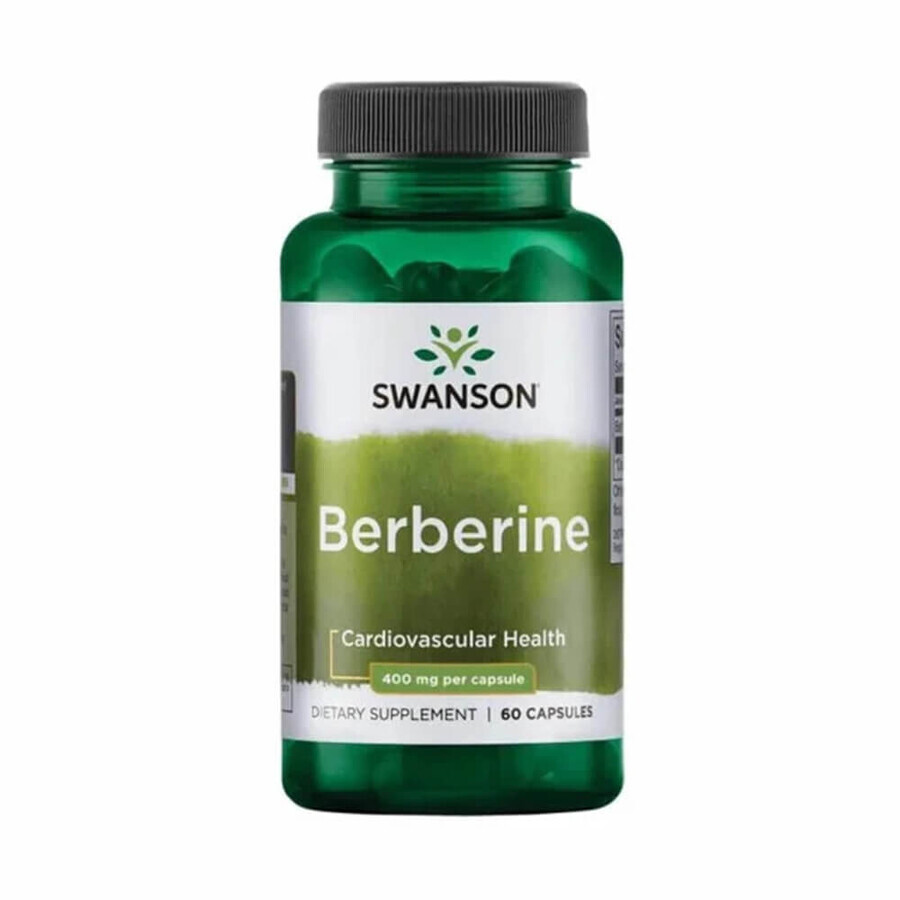 Berberine, 400 mg, 60 capsules, Swanson