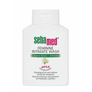 Gel dermatologico per l'igiene intima femminile in menopausa pH 6.8, 200 ml, sebamed