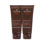 Multifunktionspackung Duschgel für Gesicht, Körper und Haare Men, 200 ml x 2 Stück, Nuxe