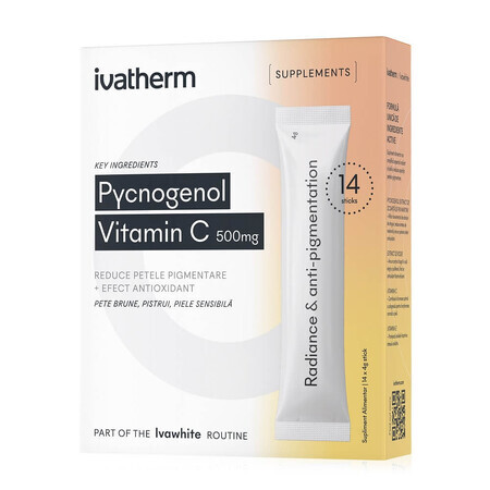 Pycnogenol und Vitamin C, 14 Portionsbeutel, Ivatherm