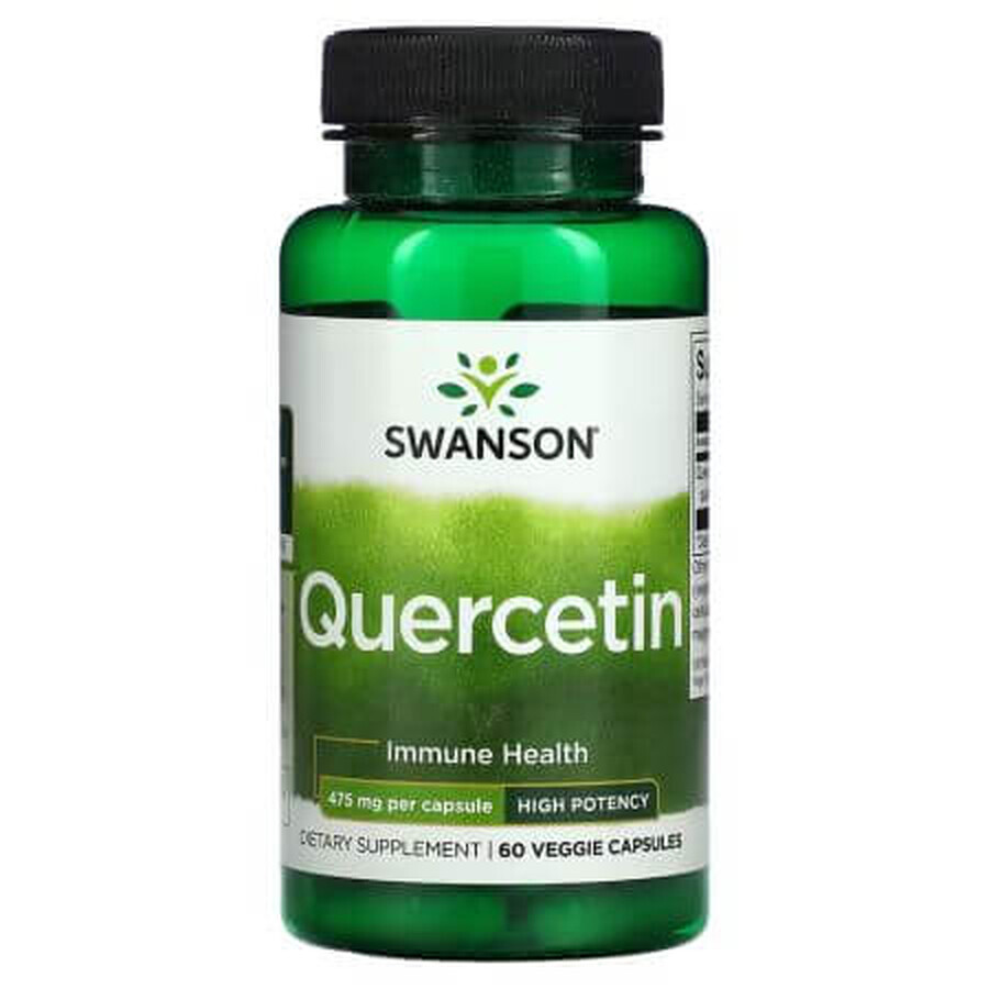 Quercetin High Potency, 60 capsules, Swanson