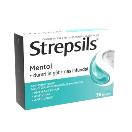 Strepsils Menthol, 36 Tabletten, Reckitt Benckiser Healthcare