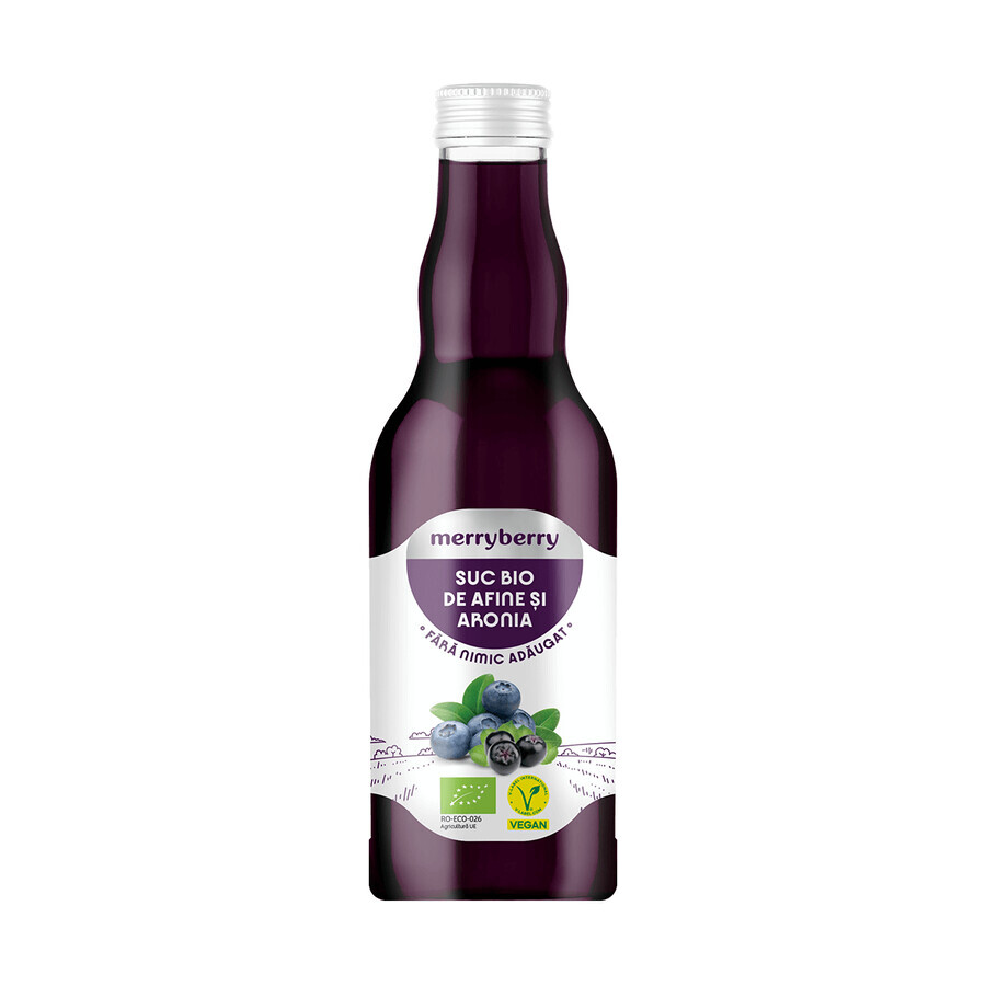 Bio-Cranberry- und Aroniasaft, 200 ml, MerryBerry