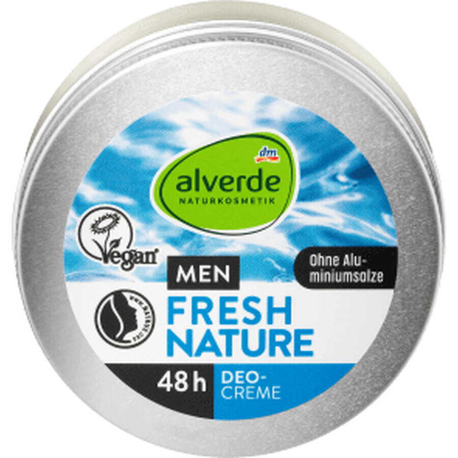 Alverde Naturkosmetik MEN Deodorant Creme FRESH NATURE, 50 ml
