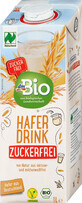 DmBio Zuckerfreier Haferdrink, 1 Liter