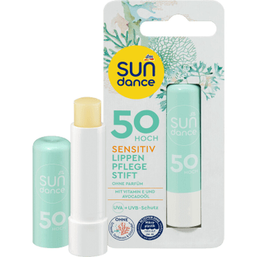 Sundance Lippenbalsam SPF50 für empfindliche Haut, 4,8 g