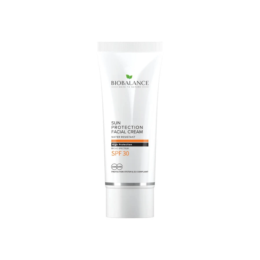 Sonnenschutzcreme SPF30+ für das Gesicht, sehr hoher Schutz UVA &amp; UVB, Bio Balance, 75 ml