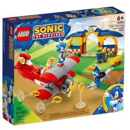 Lego Sonic Tail und Tornado Plane Workshop, ab 6 Jahren, 76991, Lego