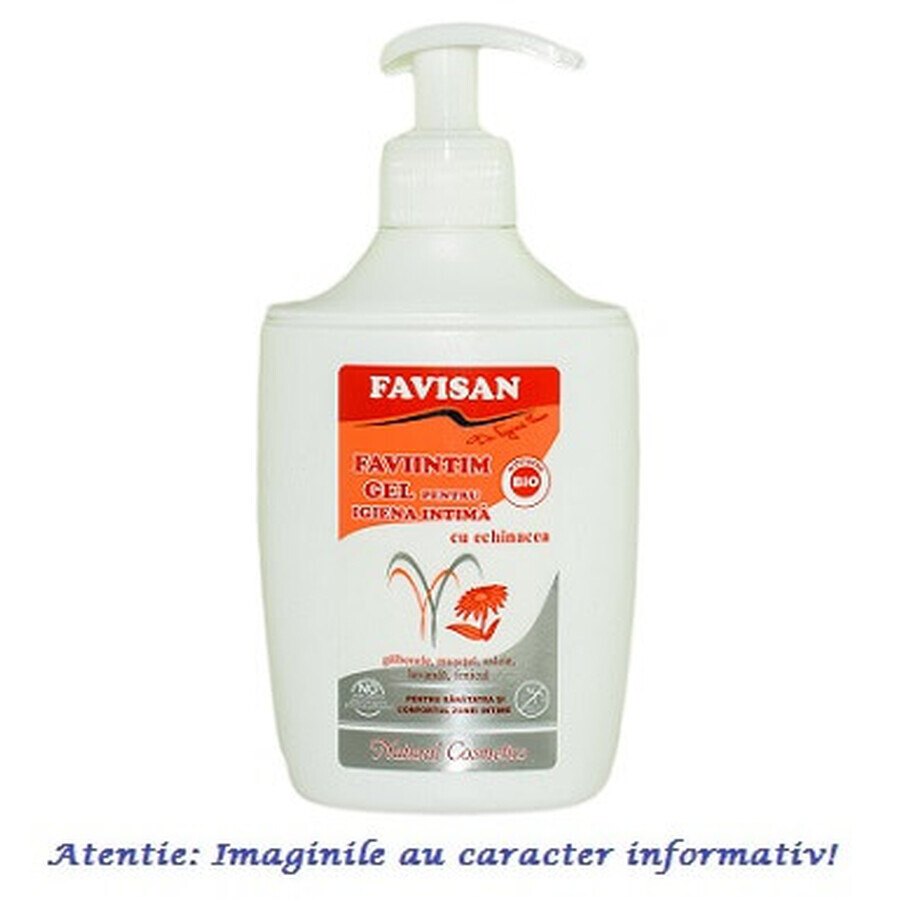 Intimate hygiene gel with echinacea and chamomile, 300 ml, Favisan