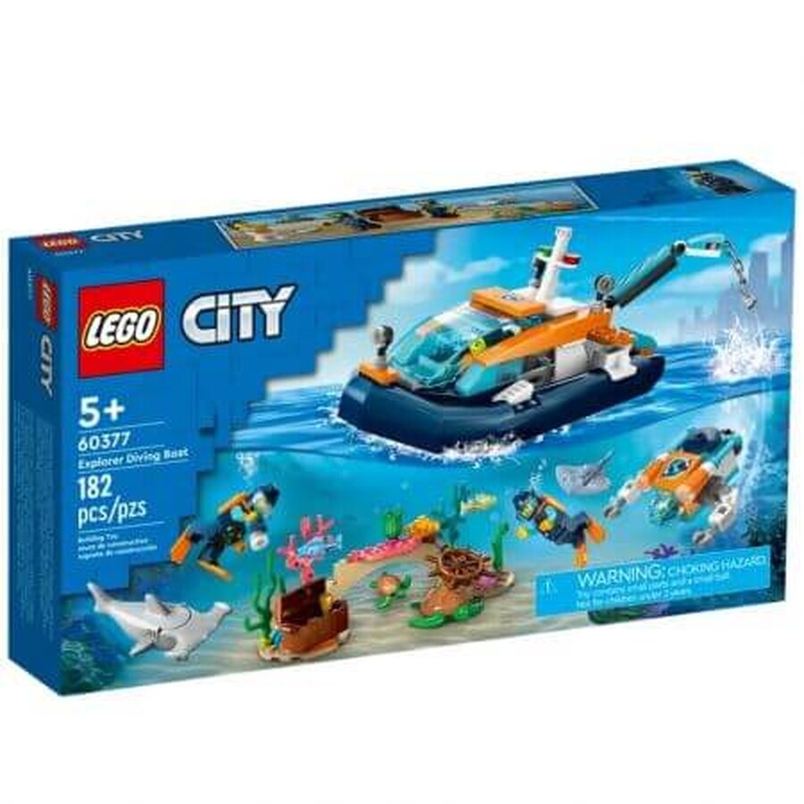 Erkundungstauchboot, +5 Jahre, 60377, Lego City