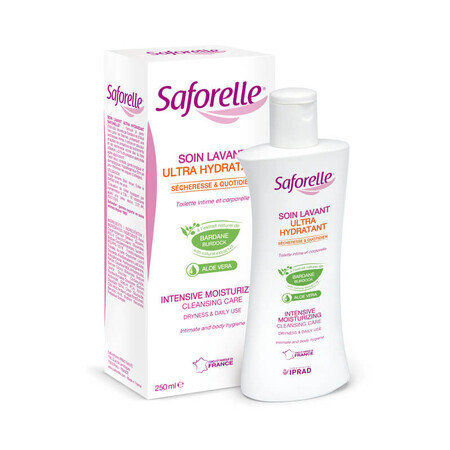 Saforelle Ultra Feuchtigkeitsgel für Körper und Intimpflege, 250 ml, Iprad Laboratories