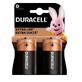 D Extra Life Alkalibatterien, 2 St&#252;ck, Duracell