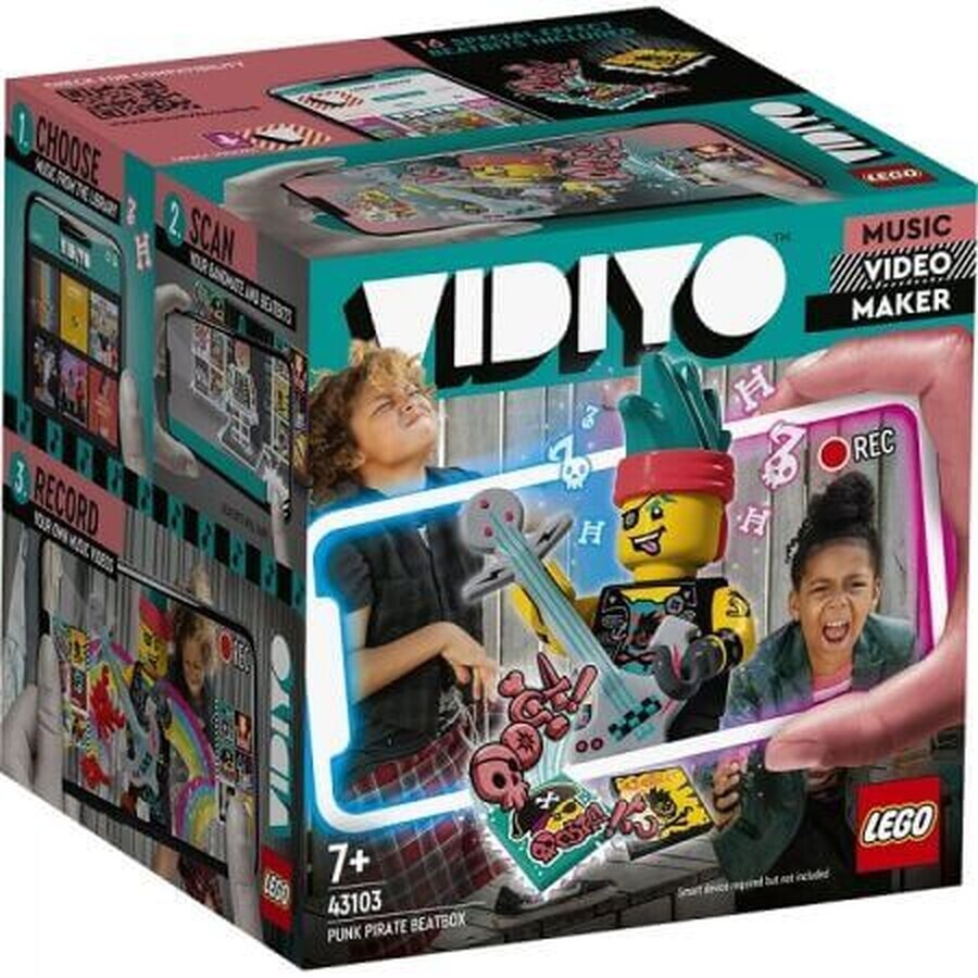 BeatBox Pirat Punk Lego Vidiyo, +7 Jahre, 43103, Lego